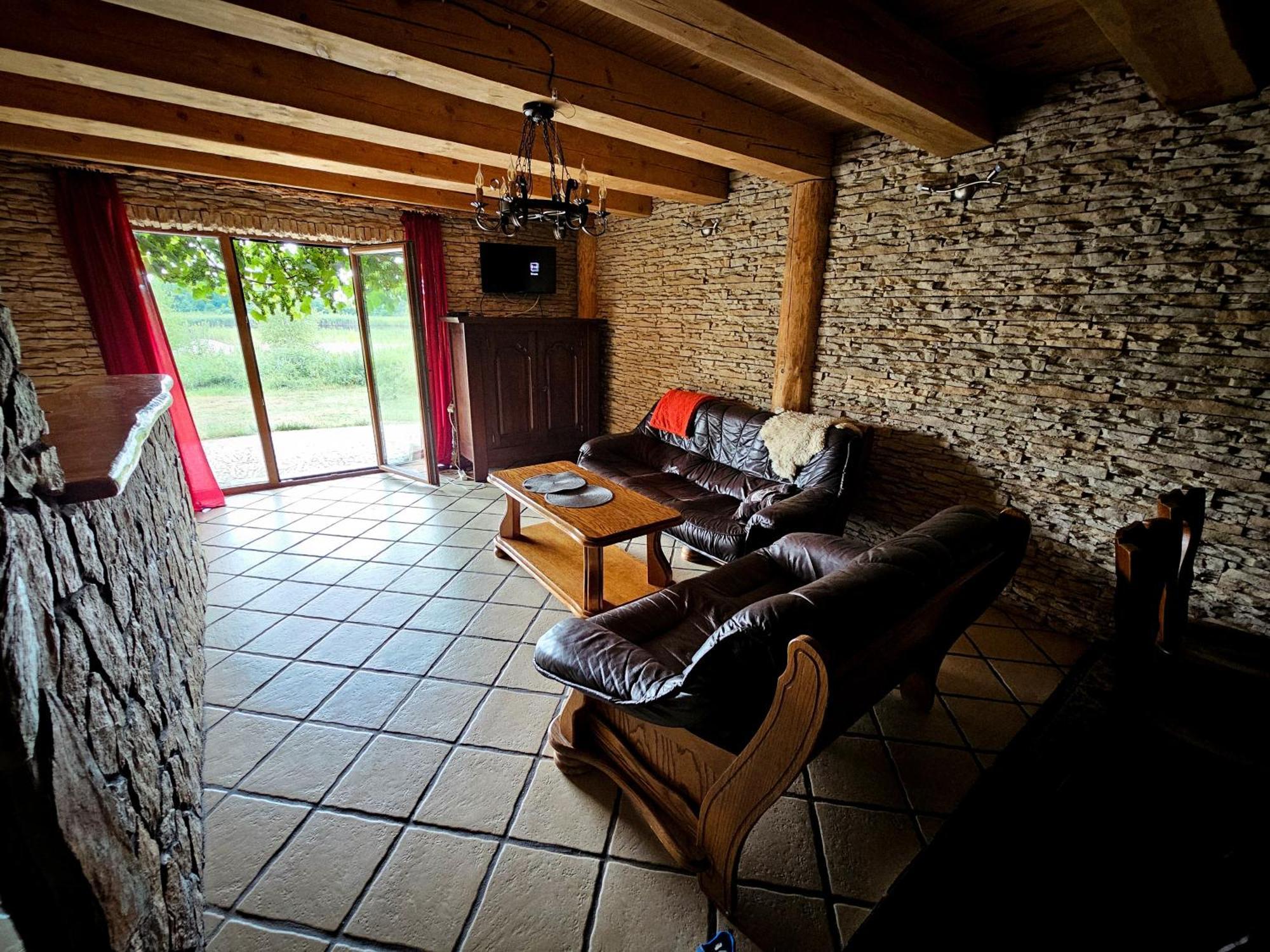 Domek Letniskowy Caloroczny W Rzemieniu Villa Exterior foto
