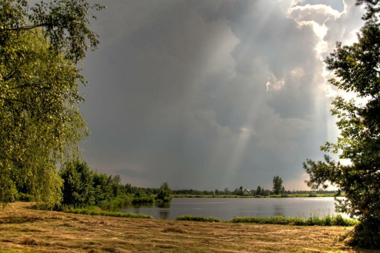 Domek Letniskowy Caloroczny W Rzemieniu Villa Exterior foto